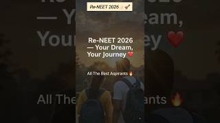 Re-Neet 2026| Neet Aspirants| Future Doctors🚀#reneet2026 #NEETAspirants #MedicalDream #FutureDoctor
