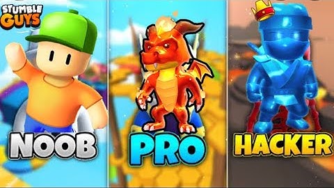 Noob Vs Pro Vs Hacker STUMBLE GUYS | Stumble guys Multiplayer Royale