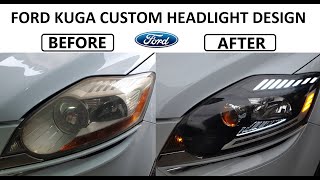 Как это делается Индивидуальный дизайн фар Ford Kuga