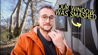 Nightmare Start to Our Europe Roadtrip (Our window was SMASHED)