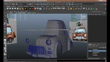 Creating A Stylized Car In Maya, The Complete Workflow - Part 2-4