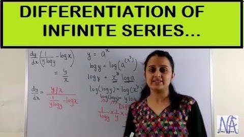 DIFFERENTIATION OF INFINITE SERIES (CONTINUITY AND DIFFERENTIABILITY PART-9 CBSE 12th)
