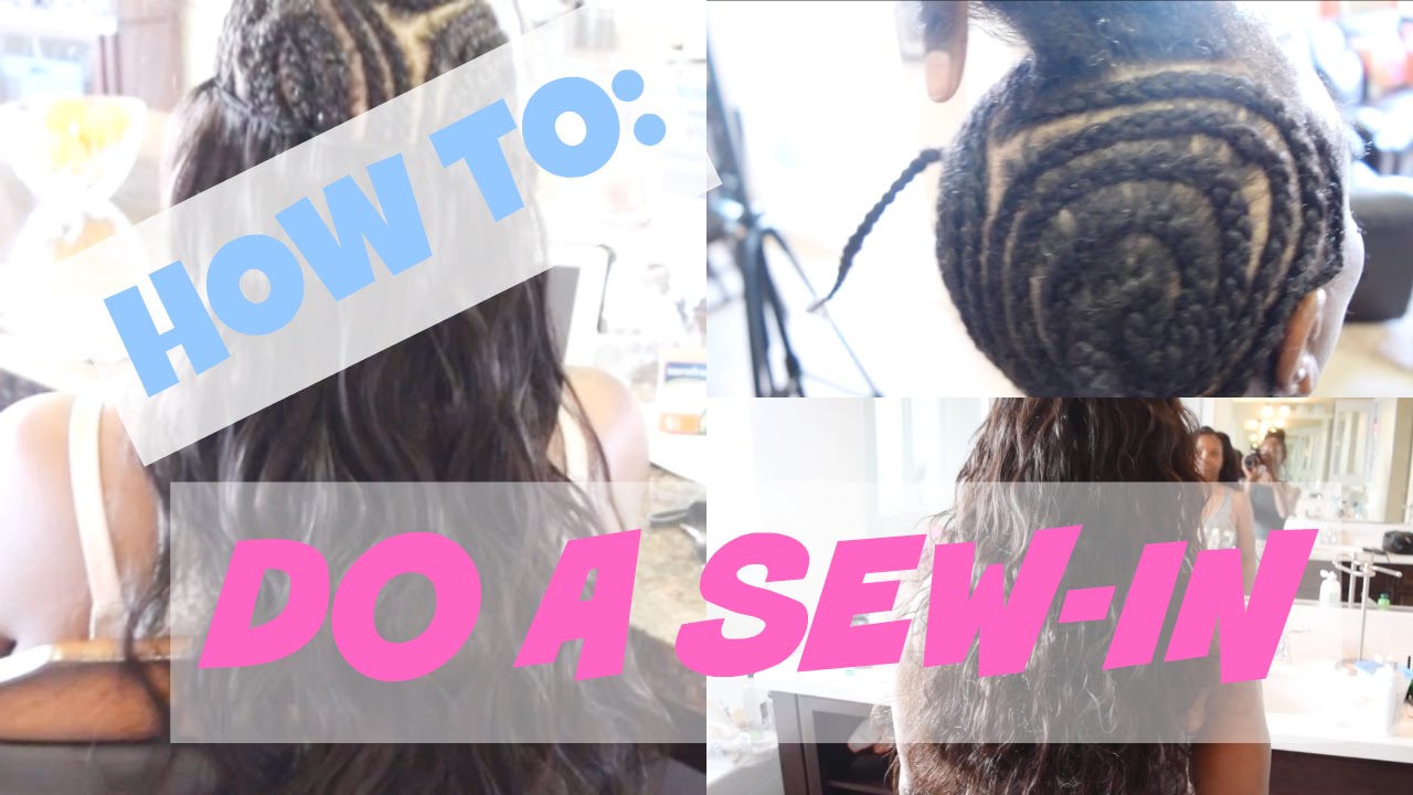 HOW TO Do A Sew In YouTube