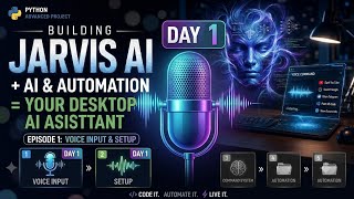 TITLE: JARVIS AI Series Day 1 | Build Python Voice Assistant from Scratch 🤖 | Speech Engine Setup