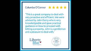 Liberty Blue Customer Review - Columba O&#39;Connor  #waterford #libertyblue #property