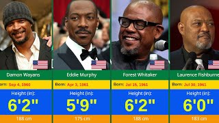 Height of Famous Black Actors In Hollywood Shortest to Tallest