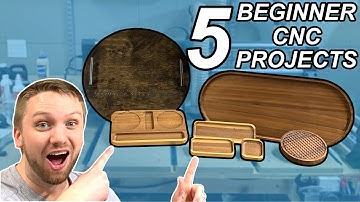 5 Beginner CNC Projects with the Bits and Settings I Used