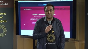 Internet of AI Agents - NANDA workshop intro - Ramesh Raskar 4.14.25