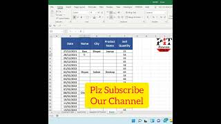 Ms Excel - Blank Cell Fill In Excel | #short #shorts | Any Blank Cell Fill On Click in excel