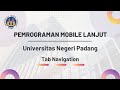 TUTORIAL TAB NAVIGATION FLUTTER||@FlutterMapp @BelajarPemrogramanPemula