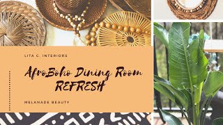 DINING ROOM REFRESH | AfroBoho | Target Hacks