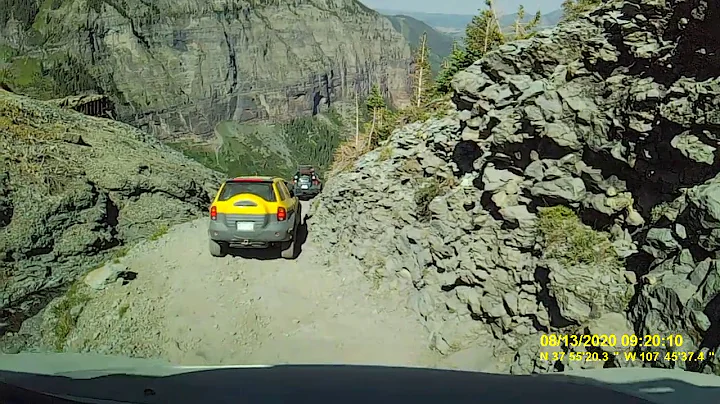 Vehicrosses on Black Bear Pass