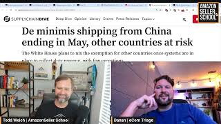 De Minimis Exemption Ends May 2 – Massive Impact on Amazon Sellers and Chinese Imports