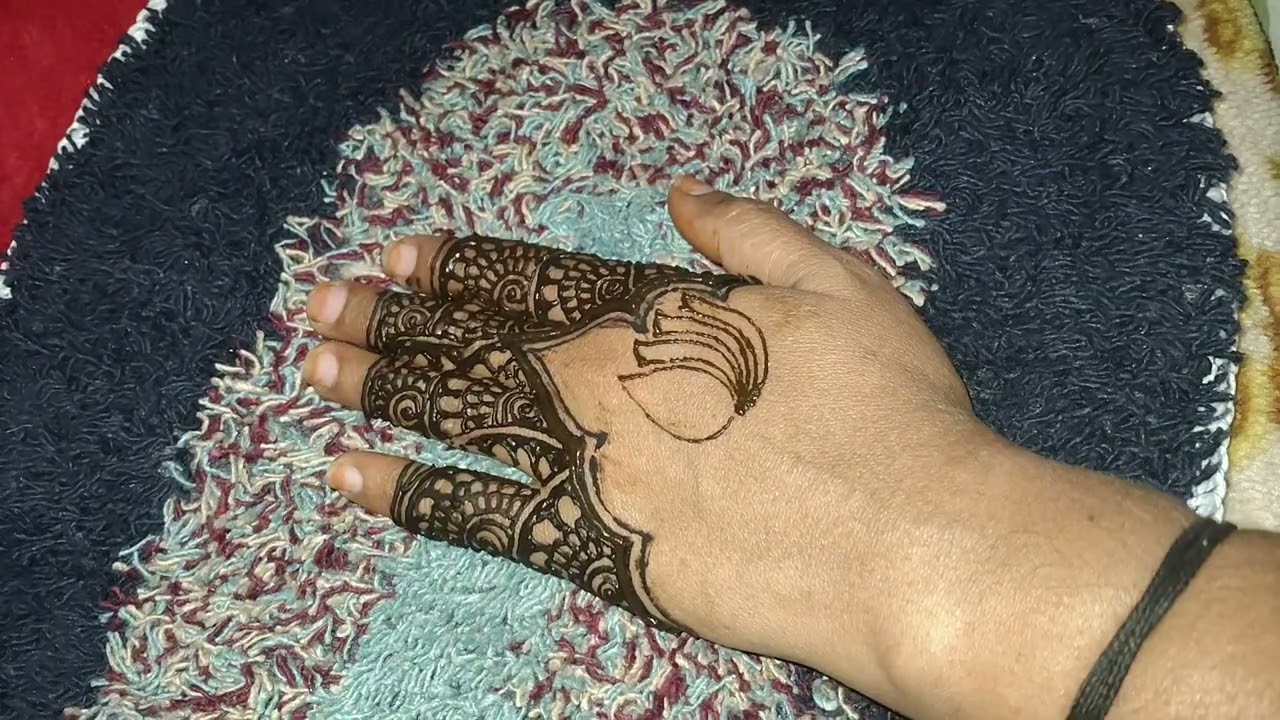 ##back hand full bhariyo mehndi design 🌿🌿🥰 work 