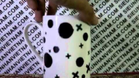 Cốc nhiệt ( đổ nước nóng hiện hình )  ĐT : 0974.500.383 ( Từ Sơn -BN ).mkv