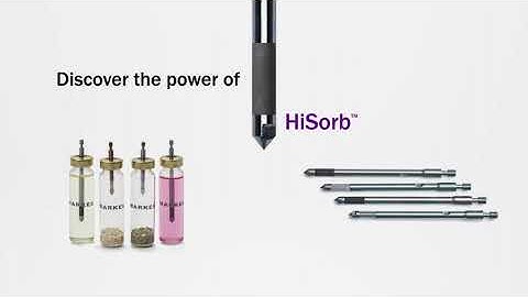 HiSorb – high-capacity sorptive extraction – from Markes International