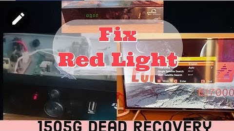 How to fix 1506g Red Light issue| 1506g dead recovery| 1506g software update solution| 1506g Update