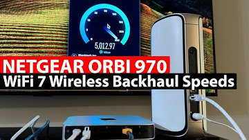 Unveiling Insane Wireless Speeds with NETGEAR ORBI 970 - WiFi 7 Secrets