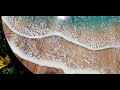 54 frothy resin waves on a wooden lazy susan  using a new heat gun and attachment