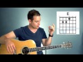 Guitar lesson  how to play chords in the key of a a e d fm