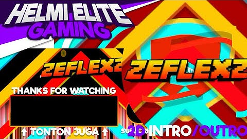 zeflexz.v3||2D Intro&Outro||Paid||ft.furedaniel||Made On Android 100%||60like?