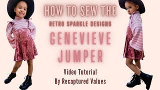 How To Sew The Genevieve Jumper (Retro Sparkle Design) by Recaptured Values