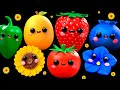 Baby fruit dancing with the flowerssensory