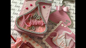 KSCRAFT | DT Project Share | Hershey Kisses | I Love You frame