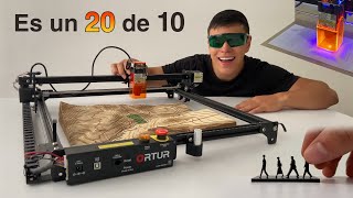 Cortando materiales en casa con máquina láser  Ideal para maquetas ☑