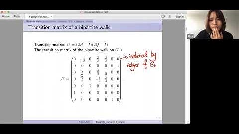 AGT: Bipartite Walks on t-designs