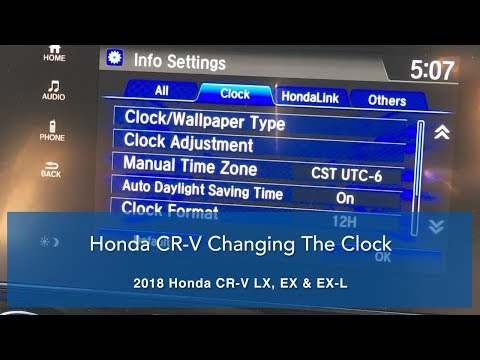 how-to-change-the-2018-cr-v-clock-settings