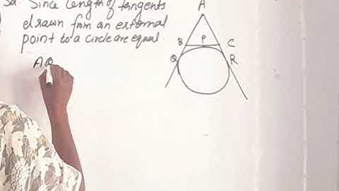 A circle touches the side BC of triangle ABC at P and touches AB and AC .........