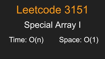 Special Array I - Leetcode 3151 - Python