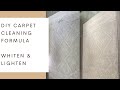 DIY Carpet Cleaner Solution - How To Whiten and Brighten Your White Rugs and Carpet