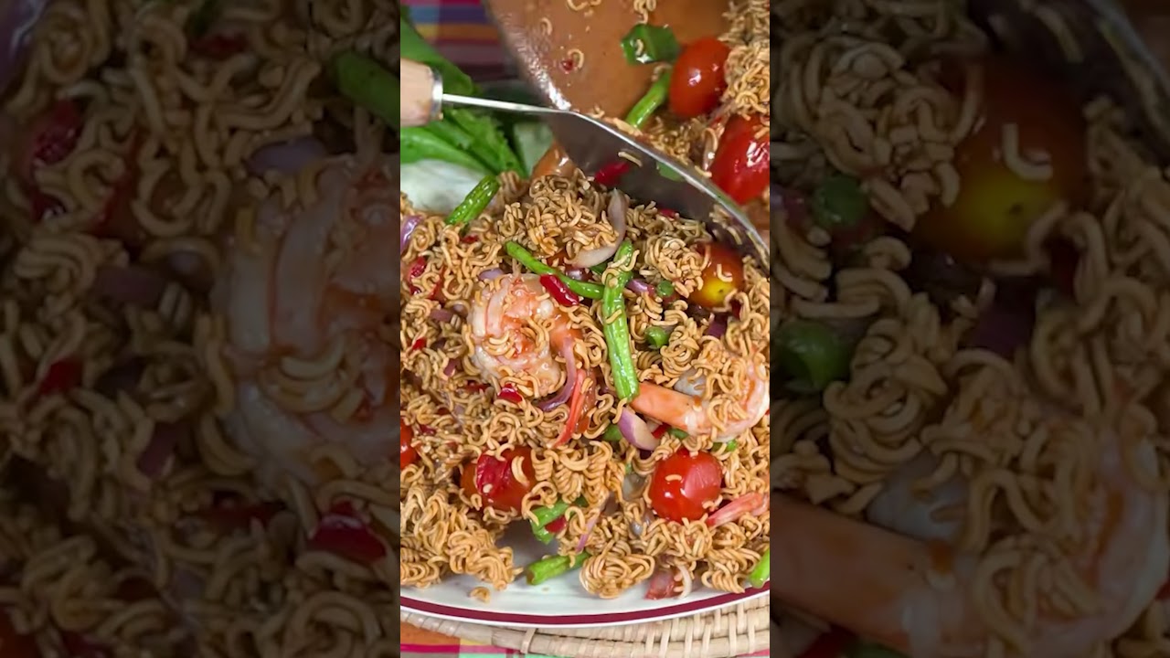 Crispy Noodle Shrimp 🦐🔥 Crunchy, Juicy & Irresistible!