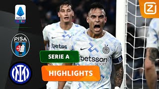 Martínez Beëindigt Ongeslagen Reeks Van Pisa Pisa Vs Inter Serie A 202526 Samenvatting