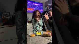 She Woke My Twins Up Screaming Abby Theriot Excited For Her On Facetime Lol