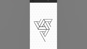 Penrose triangle how to draw