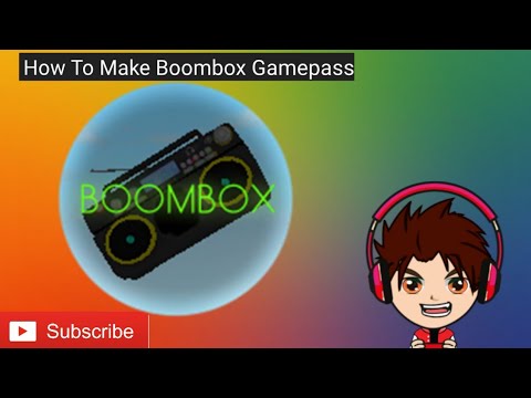 How To Make Boombox Gamepass In Roblox Youtube - boom box game pass roblox