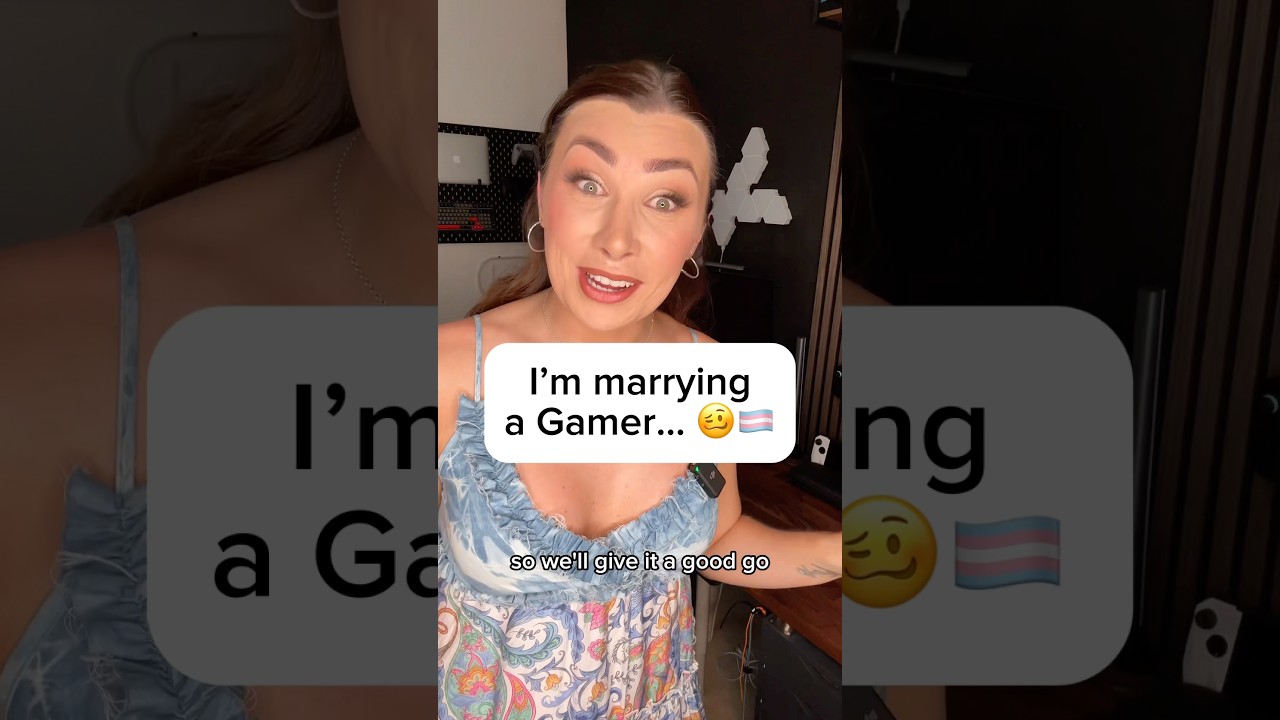 Marry a gamer they said… 😂🏳️‍⚧️ 