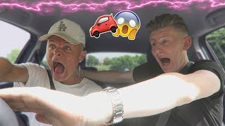 Teaching Bestfriend How To Drive Nearly Crashed