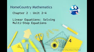Multi-Step Equations - Concept Overview & Lecture | Chapter 2 : Unit 2-4 | PTIV