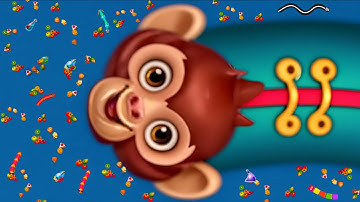 🐍WORMSZONE.IO | GIANT SLITHER SNAKE TOP 01 / Epic Worms Zone Best Gameplay! | Daadu Gamer 