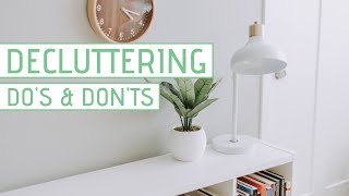 Decluttering Do's and Don'ts » How to Declutter your Home