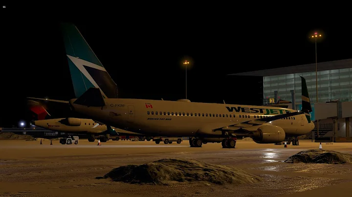 (4K) WestJet 737-8CT Landing at Winnipeg / X-Plane 11