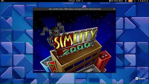 Found this weird bug on DOSBox Staging running SimCity 2000