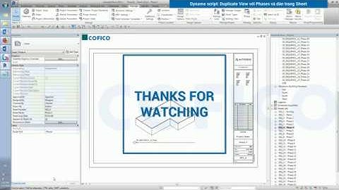 Dynamo Script Duplicate Views follow Phases and Place to Sheets