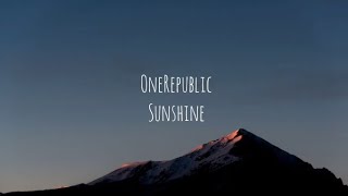 OneRepublic - Sunshine (Tradução) 