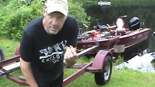 Installing and testing polyethylene bunk skids vs the old carpet covered bunks