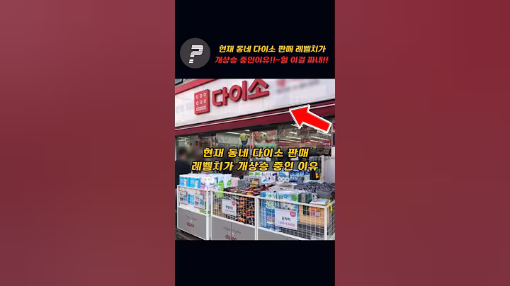 현재 동네 다이소 판매 레벨치가 개상승중인 이유!!~헐 이걸파내!!